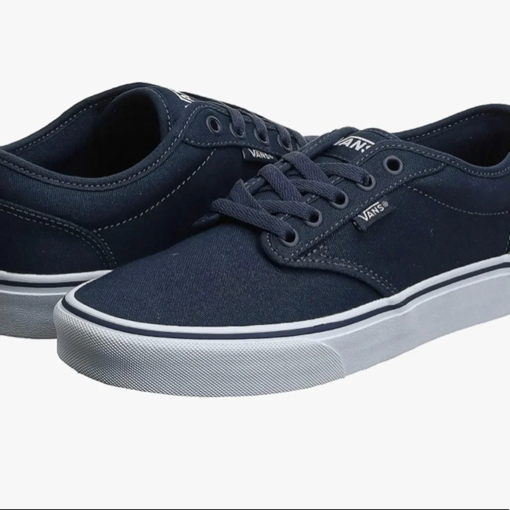 Vans women 9 men 7.5 Off The Wall Blue lace up - Picture 1 of 6